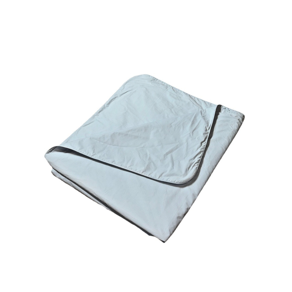 Rare Vintage Lands End Coming Home Duvet Cover Light Blue King 106x96 Cotton